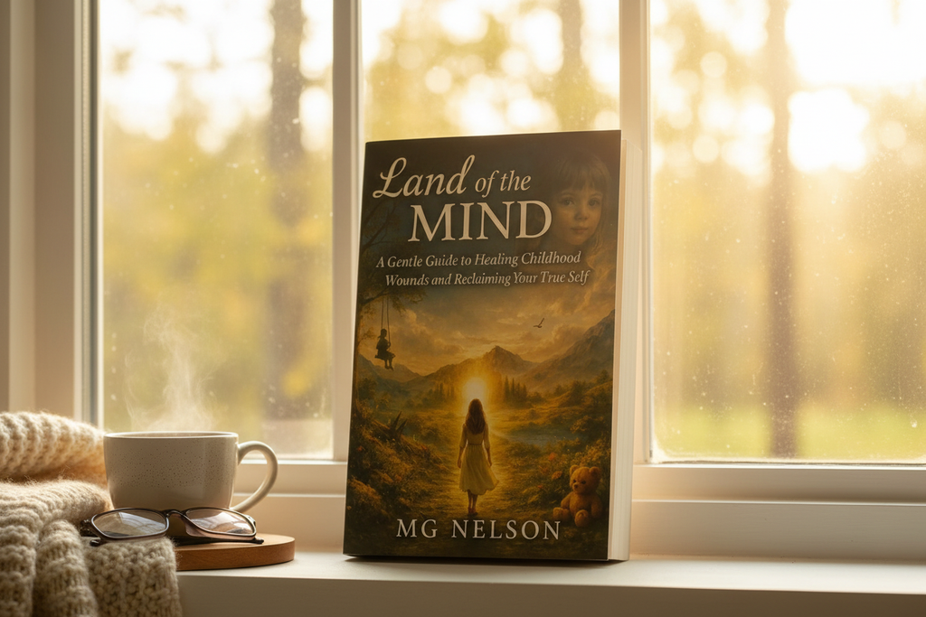 Book by window with natural light