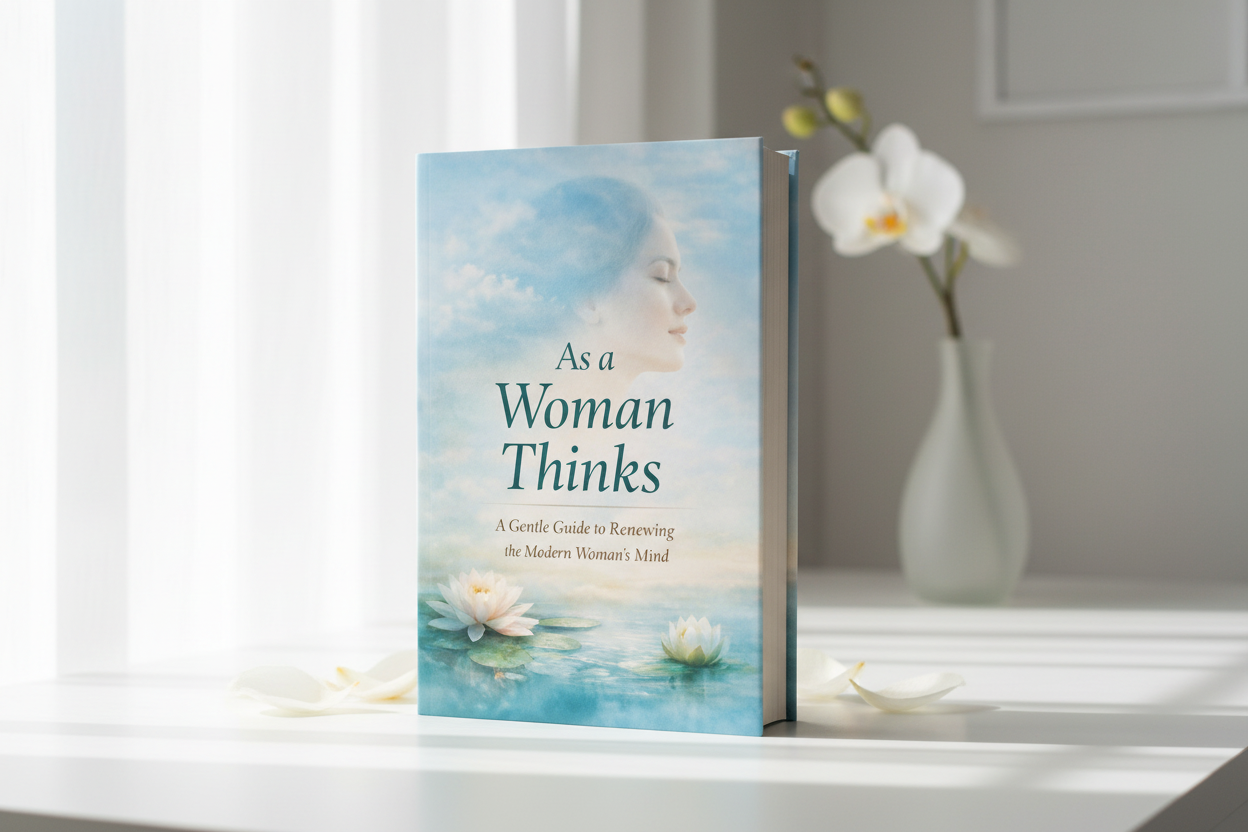 Book standing on surface